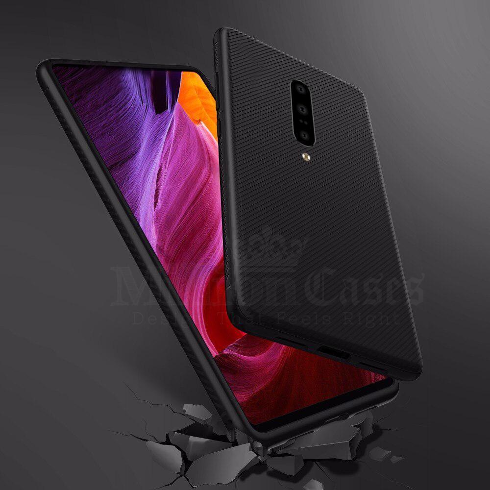 OnePlus 7 Pro Twill Design Shockproof TPU Case casemarts