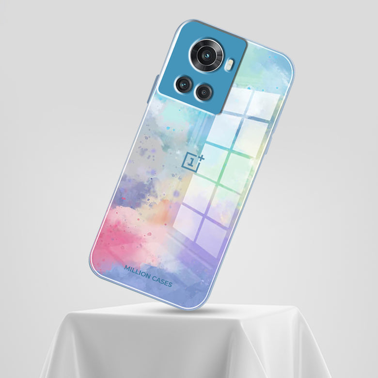 Watercolor Splatter Glass Back Case - OnePlus casemarts