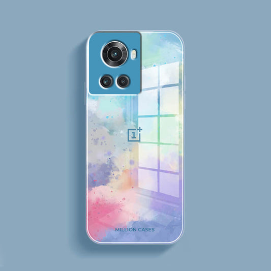 Watercolor Splatter Glass Back Case - OnePlus casemarts