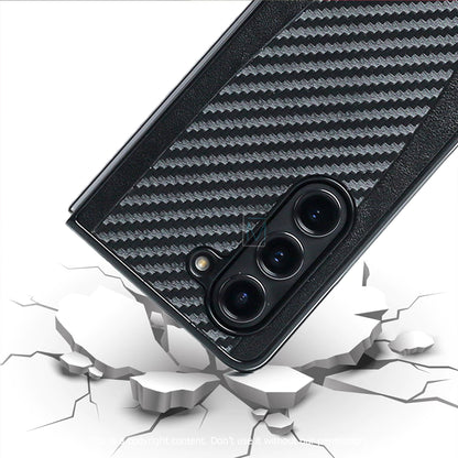 Mercedes Benz ® Galaxy Z Fold5 Carbon Fiber Hybrid Case casemarts