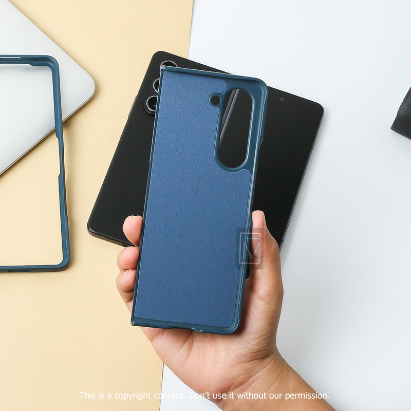 Galaxy Z Fold5 Classy Leather Hybrid Case casemarts