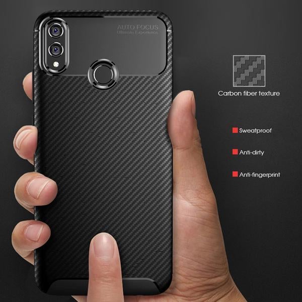 Galaxy A30 Frosted Carbon Fiber Shockproof Soft Case casemarts