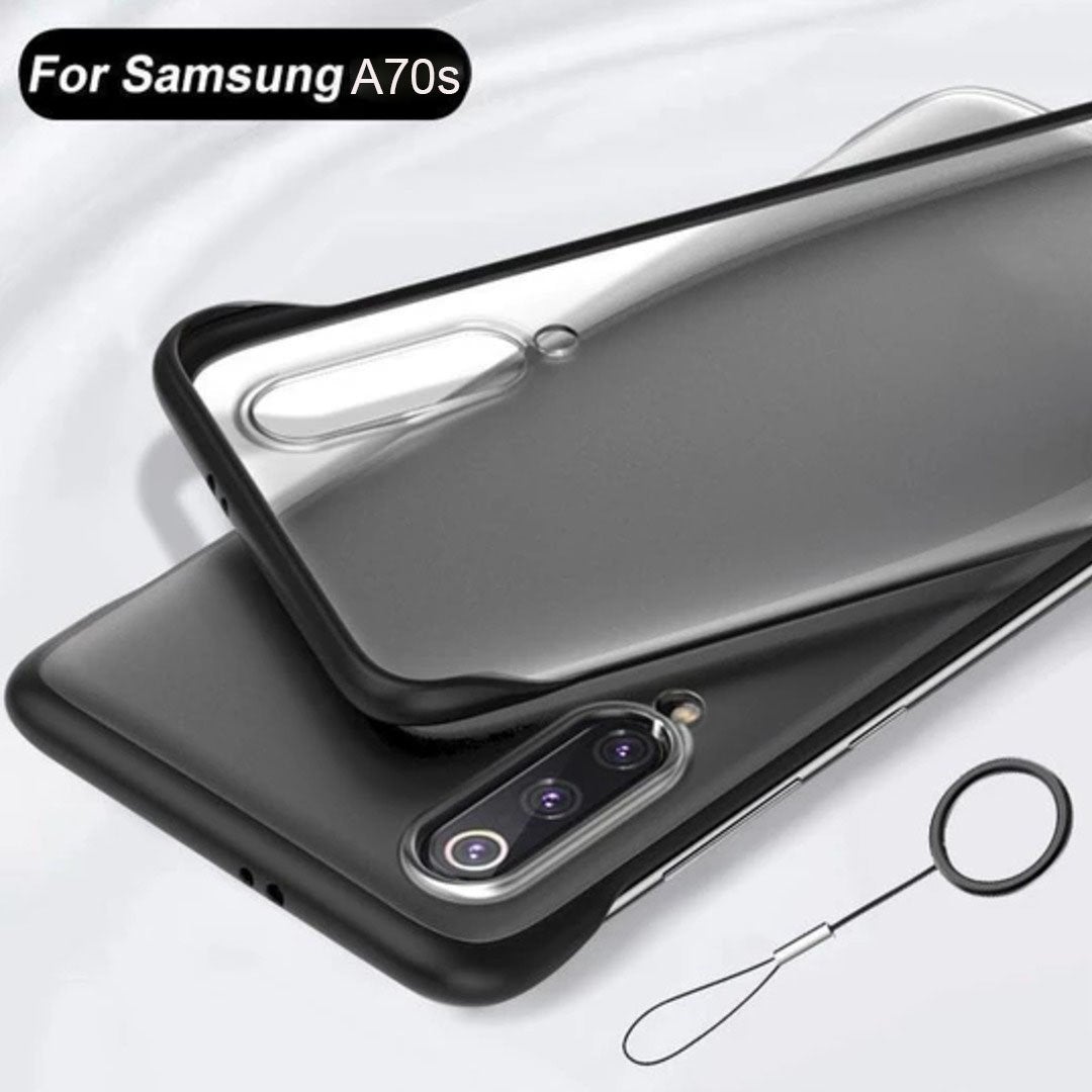 Galaxy A70s Luxury Frameless Transparent Case casemarts