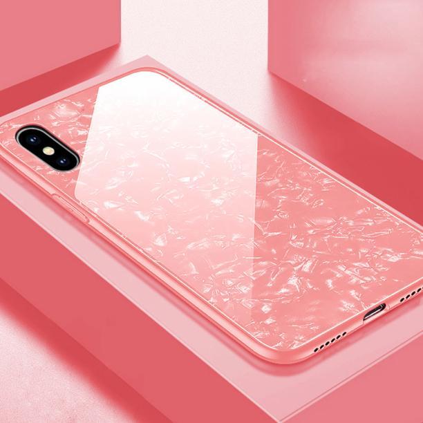 iPhone X Dream Shell Series Textured Marble Case casemarts