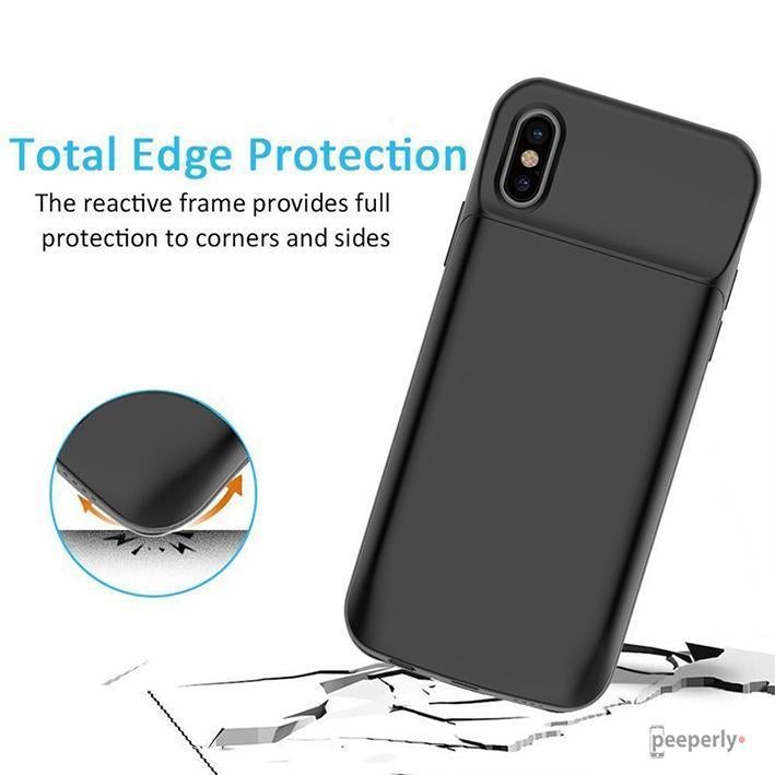 JLW ® iPhone XS Max Portable 5000 mAh Battery Shell Case casemarts