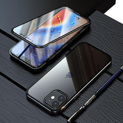 iPhone 12 Mini Electronic Auto-Fit (Front+ Back) Glass Magnetic Case casemarts