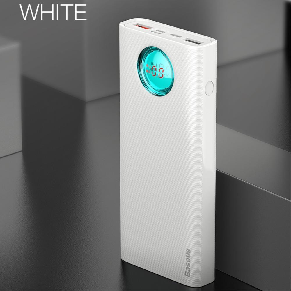 Baseus 20000mAh Amblight Quick Charger Portable Power Bank casemarts