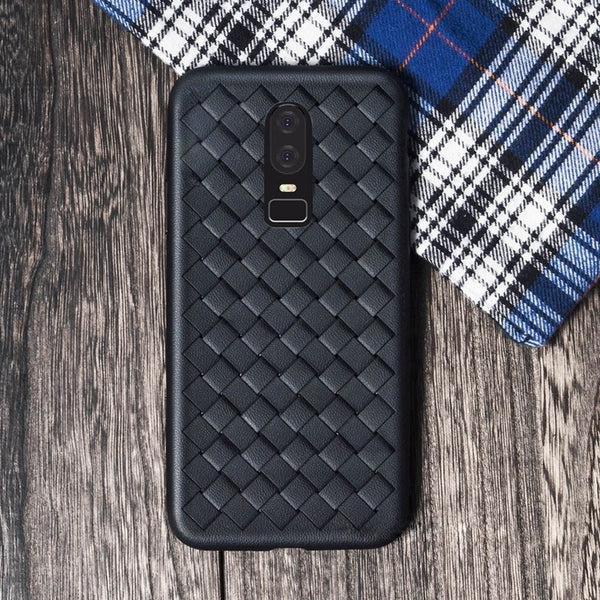 OnePlus 6 Ultra-thin Grid Weaving Case casemarts