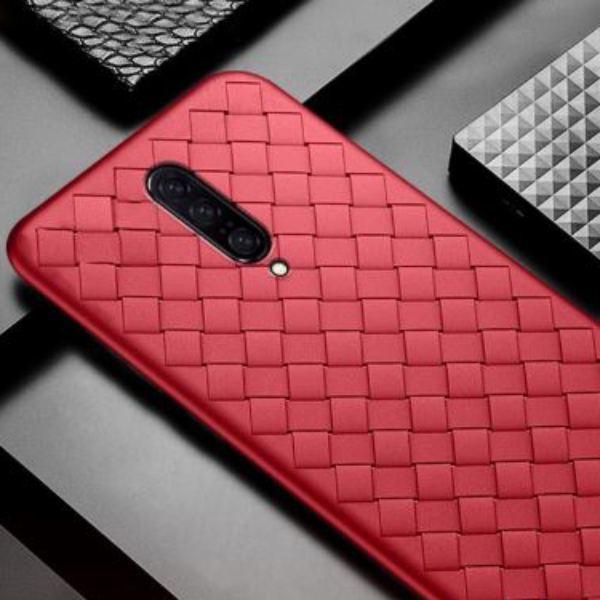 OnePlus 7T Pro Ultra-thin Grid Weaving Case casemarts