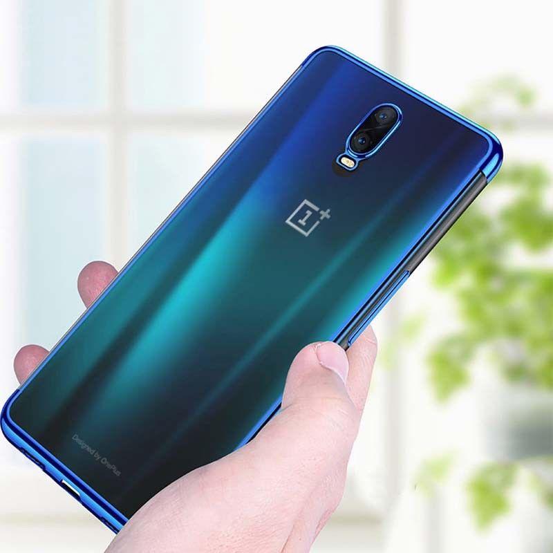 OnePlus 6T Original Electroplating Transparent Back Case casemarts