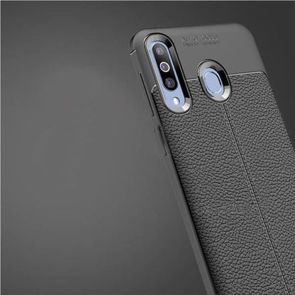 Galaxy M30 Auto Focus Leather Texture Case casemarts