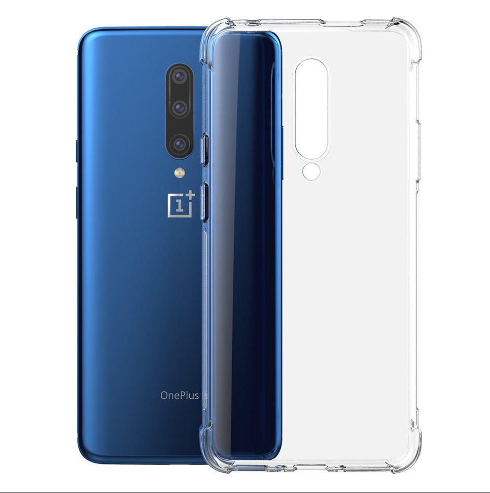 OnePlus Series (2 in 1 Combo) Anti-Knock TPU Transparent Cover + Camera Lens Protector casemarts