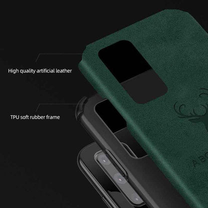 Galaxy A31 Shockproof Deer Leather Texture Case casemarts