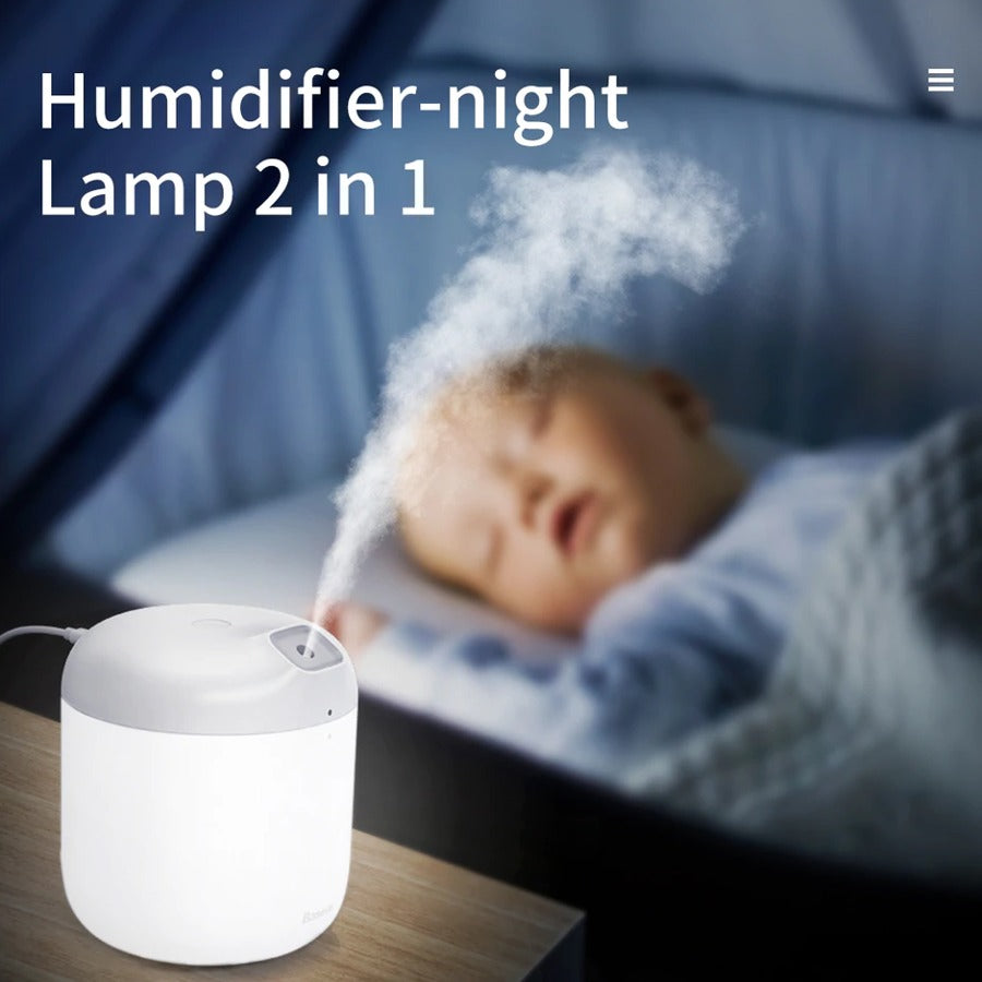 Baseus ® Elephant 2 in 1 Humidifier Air Purifier + LED Lamp casemarts