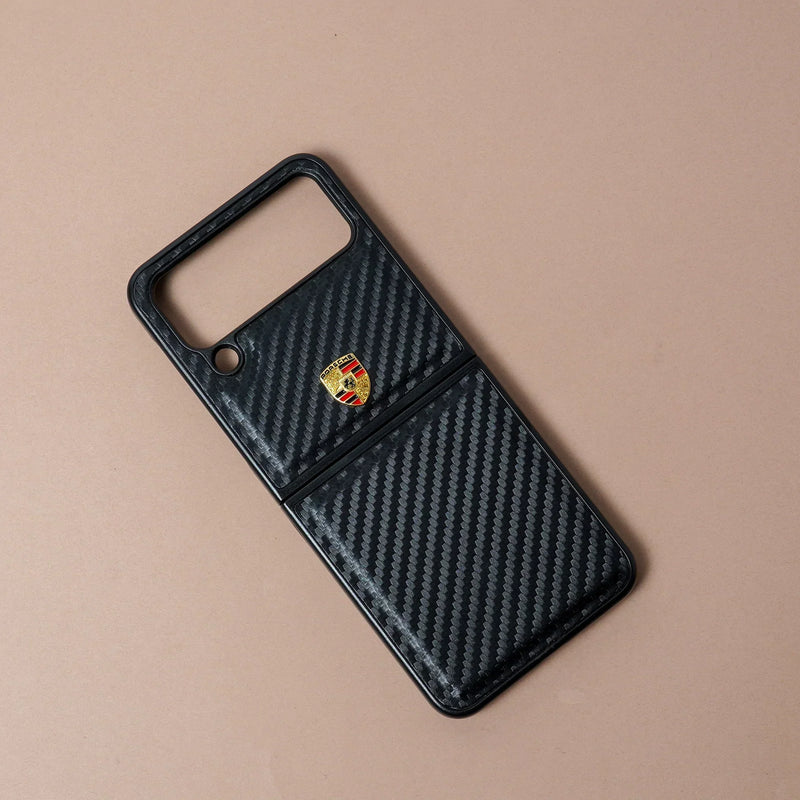 Galaxy Z Flip4 Carbon Fiber Motorsports Case casemarts