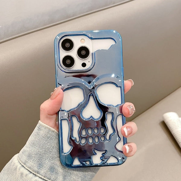 iPhone 13 Series Hollow Skull Design Case casemarts