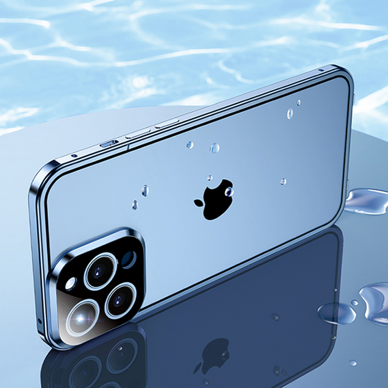 iPhone - Auto Fit Magnetic Glass Camera Protective Case casemarts