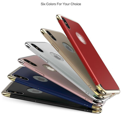 iPhone XS Metal Plating Hard Matte Back Case casemarts