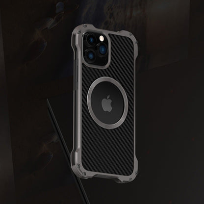 R-Just Aluminium Carbon Fiber Case - iPhone casemarts