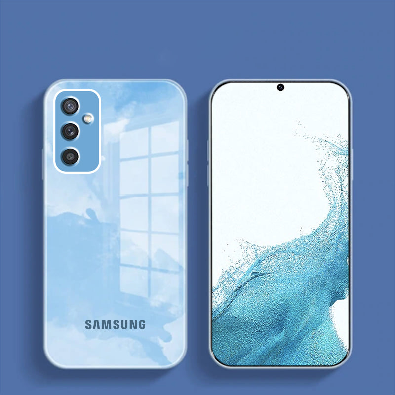 Colorful Wave Glass Phone Case - Samsung casemarts