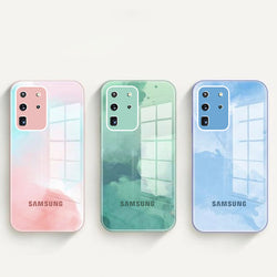 Galaxy S20 Ultra Colorful Wave Glass Phone Case casemarts