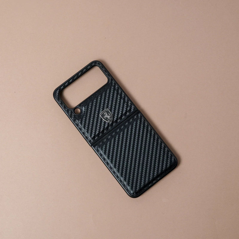 Galaxy Z Flip4 Carbon Fiber Motorsports Case casemarts