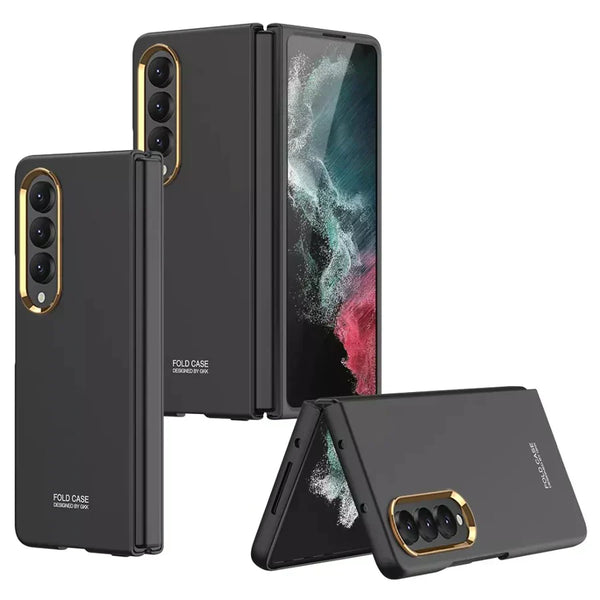 Galaxy Z Fold4 Camera Edge Gold Plated Case casemarts