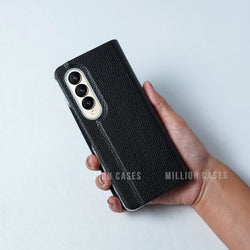 Galaxy Z Fold4 Leather Textured Slim Case casemarts