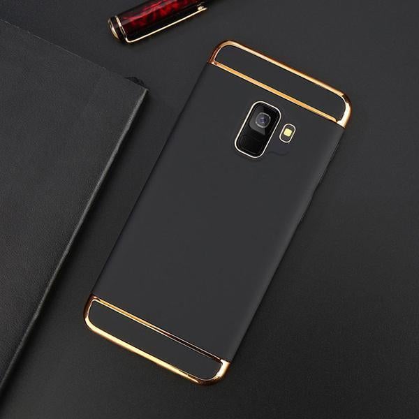 Galaxy A6 Plus Luxury 3in1 Electroplating Matte Finish Case casemarts