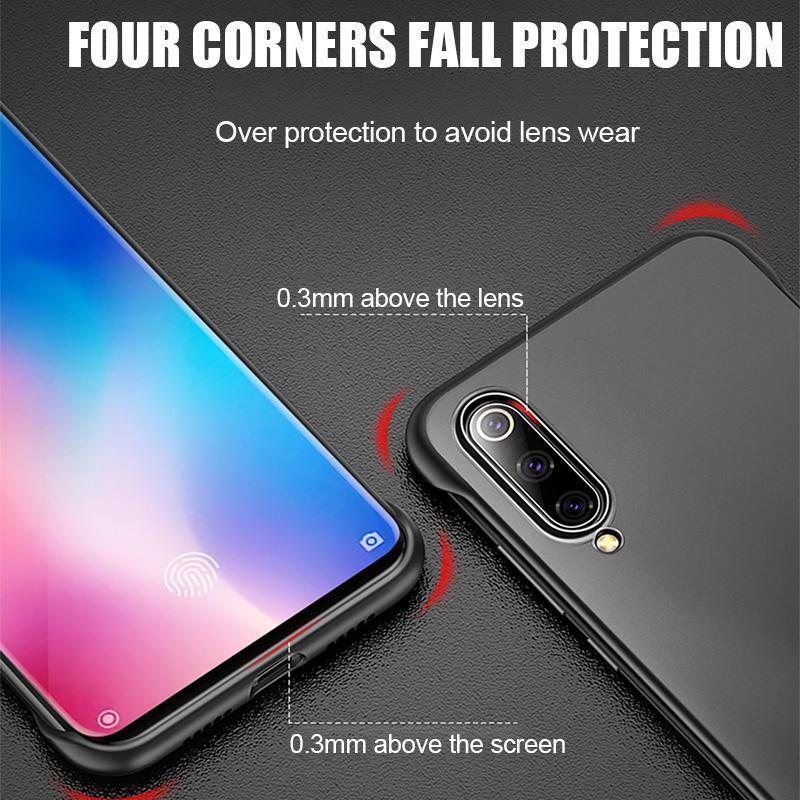 Galaxy A70 Luxury Frameless Transparent Case casemarts