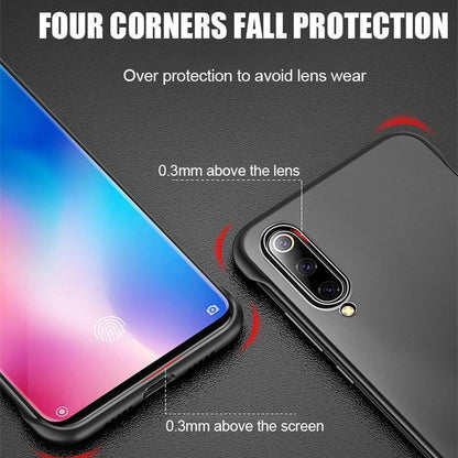 Galaxy A70 Luxury Frameless Transparent Case casemarts