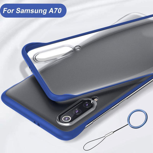 Galaxy A70 Luxury Frameless Transparent Case casemarts