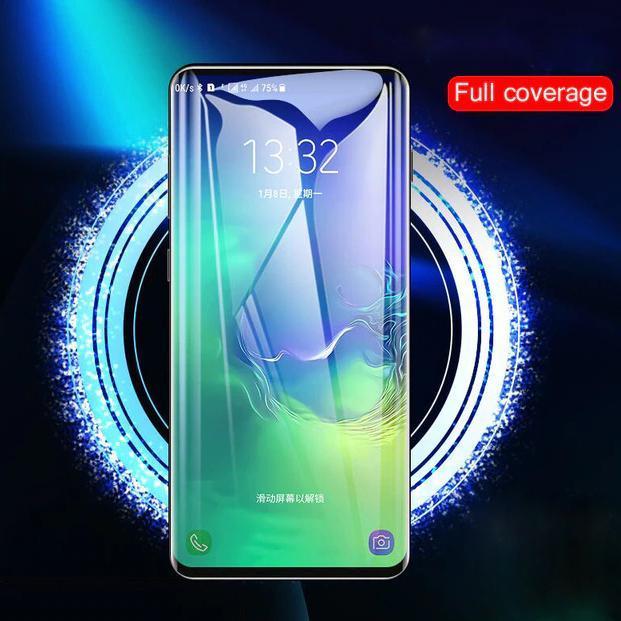 Henks ® Galaxy S10 Plus Curved Tempered Glass Screen Protector casemarts