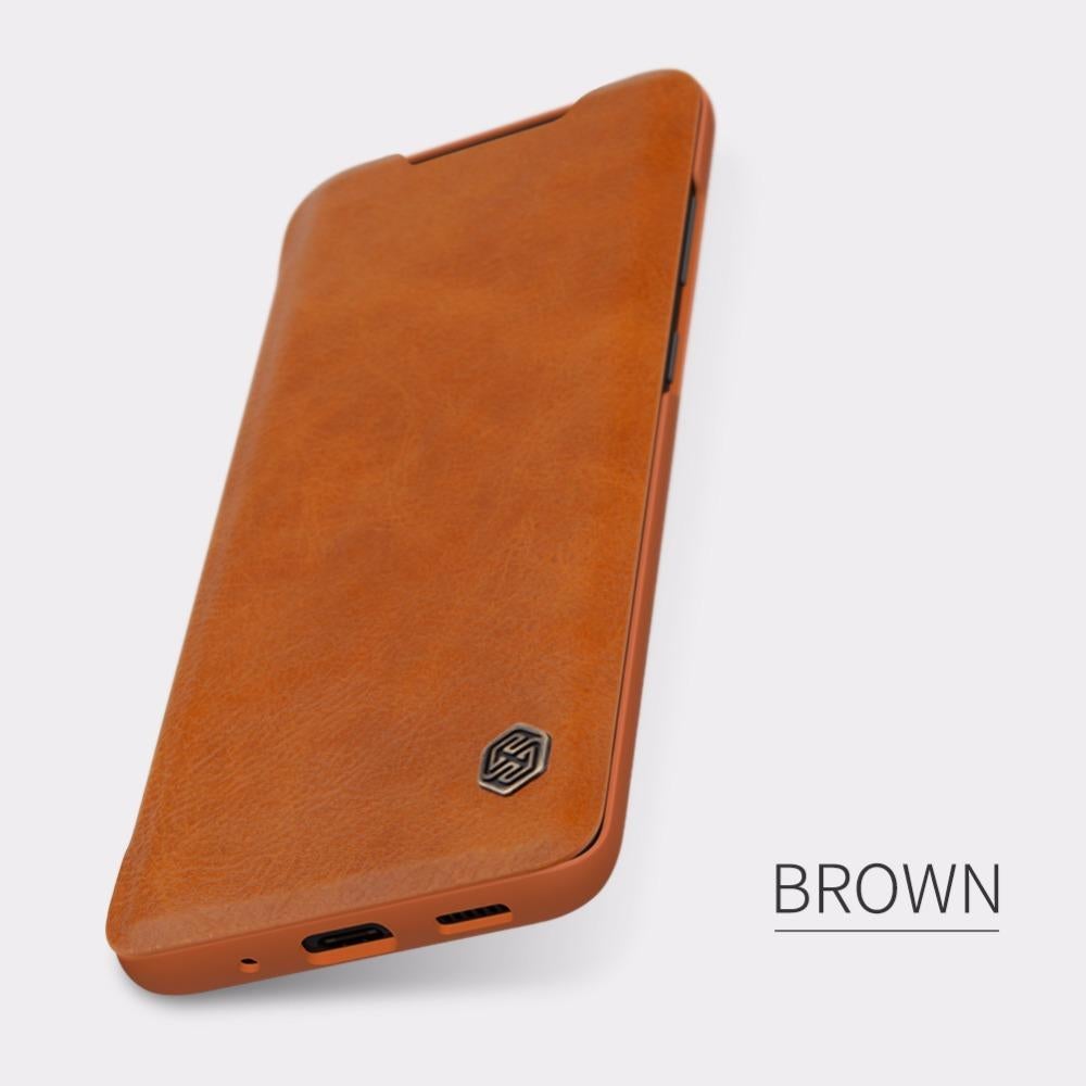 Galaxy S20 Genuine QIN Leather Flip Case casemarts