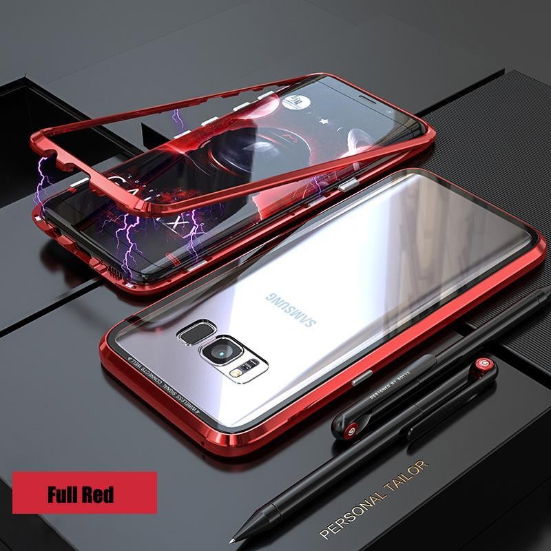 Galaxy Series Electronic Auto-Fit Magnetic Transparent Glass Case casemarts