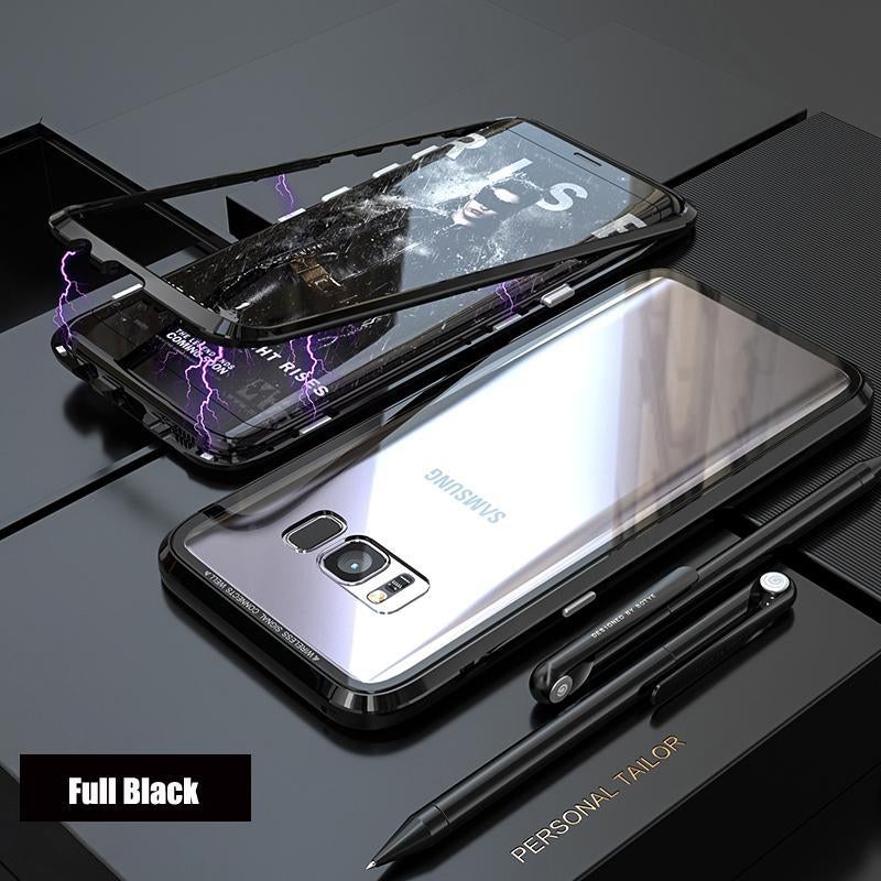 Galaxy Series Electronic Auto-Fit Magnetic Transparent Glass Case casemarts