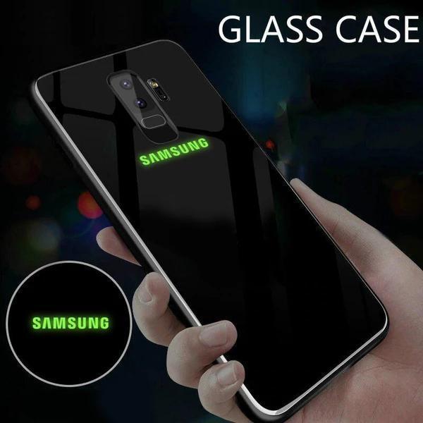 Galaxy S9 Plus Radium Glow Light Illuminated Logo 3D Case casemarts