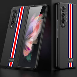 Galaxy Z Fold4 Ultra Thin Hybrid Striped Matte Shell Case casemarts