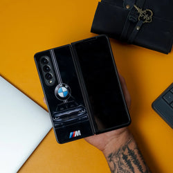 Galaxy Z Fold3 Luxurious Car Logo Case casemarts