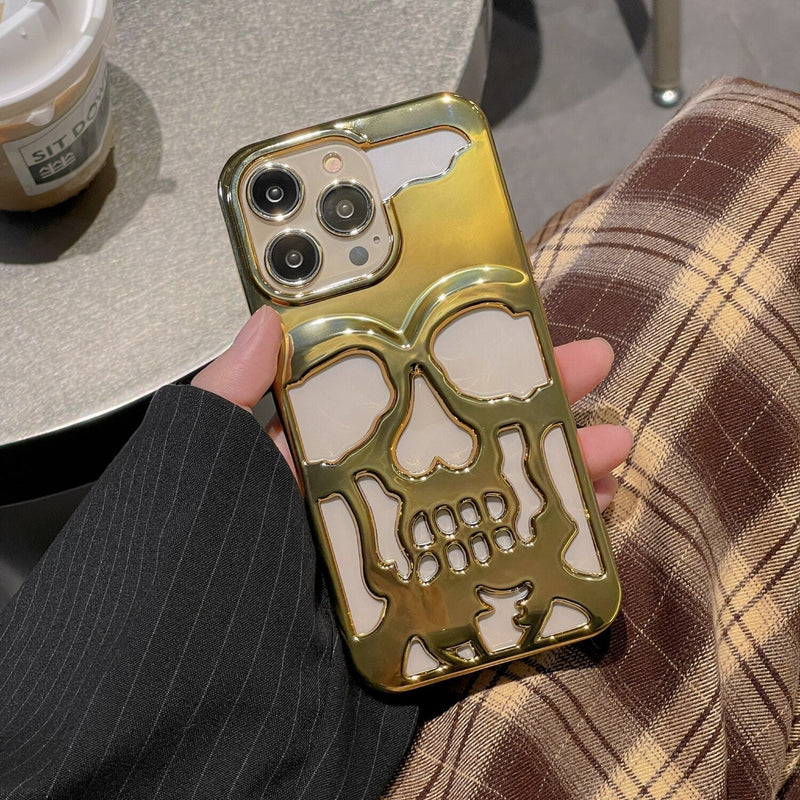 iPhone 12 Pro Hollow Skull Design Case casemarts