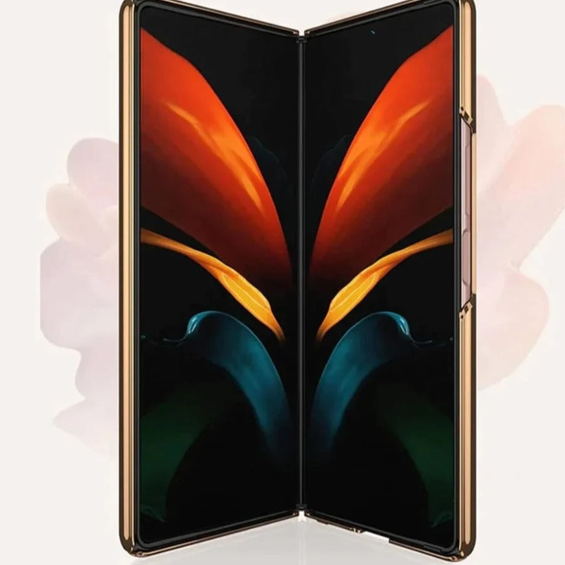 Galaxy Z Fold5 Lion Pattern Glass Case casemarts