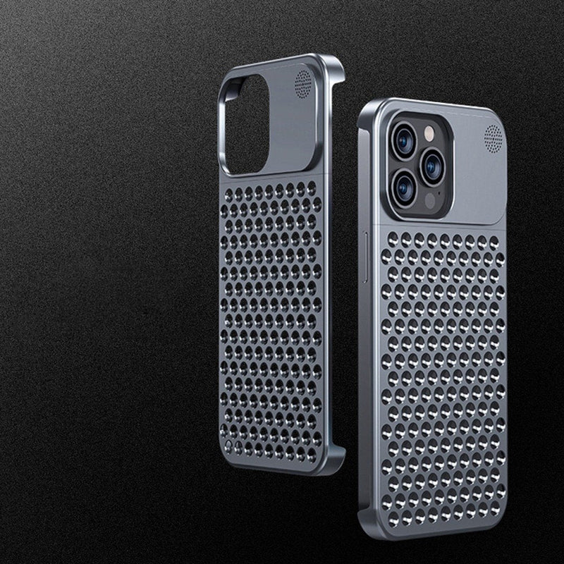 Aero Mesh ® iPhone 15 Series Metallic Hybrid Case - iPhone casemarts