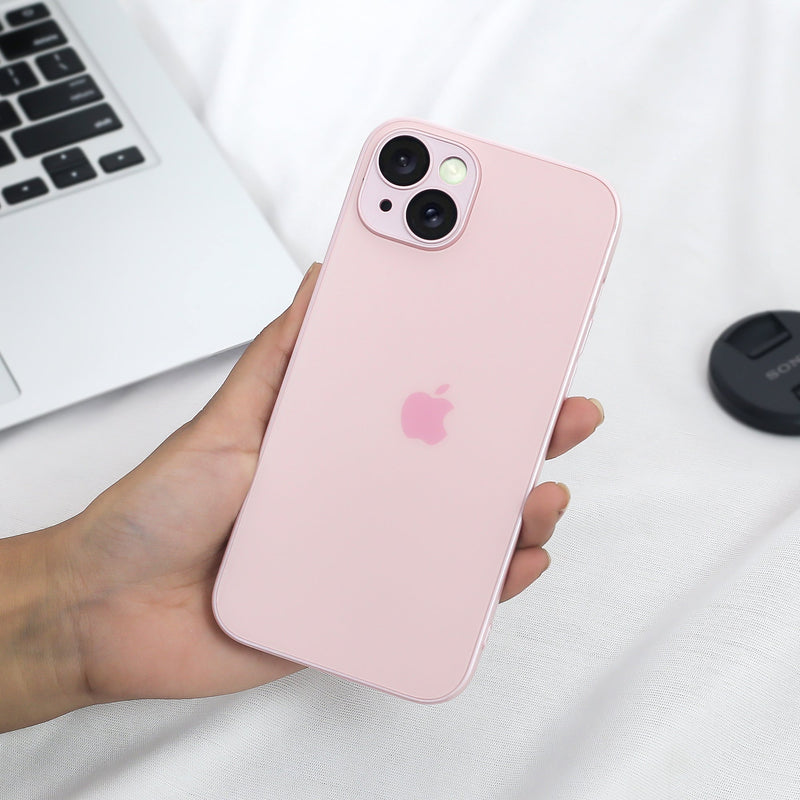 iPhone 15 Series Matte Glass Camera Lens Shell Case casemarts