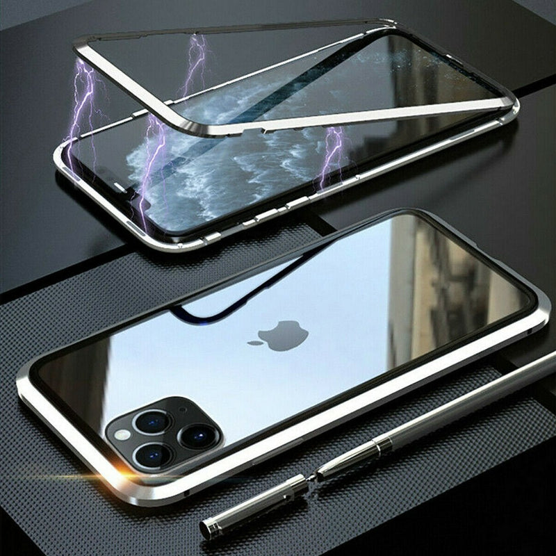 iPhone 12 & 13 Series (Front+Back) Magnetic Glass Case casemarts