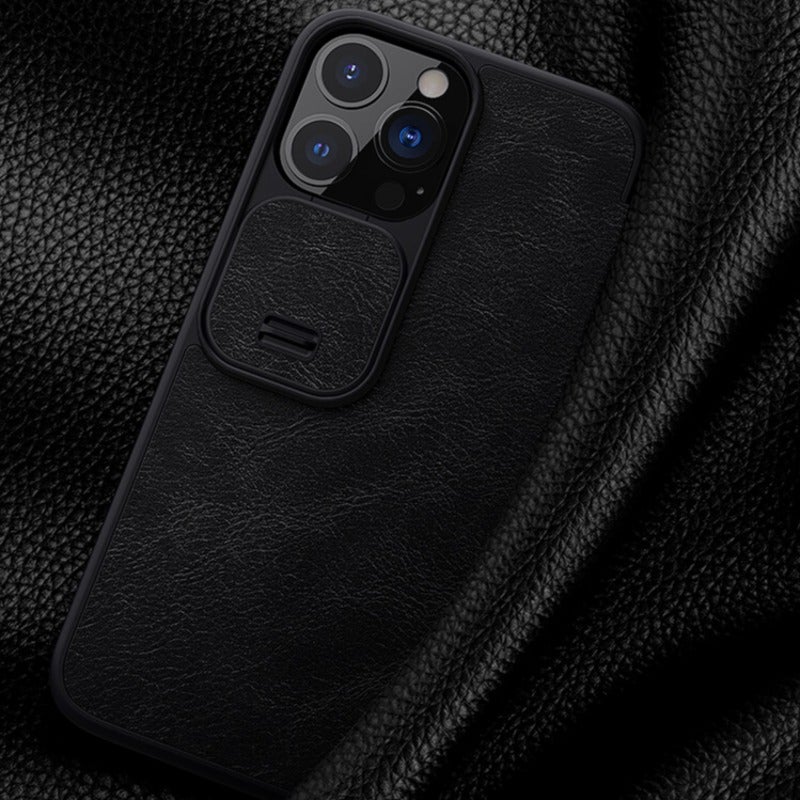 Camera Protection Qin Leather Flip Case casemarts