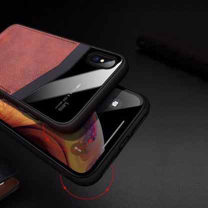 JOYROOM ® iPhone XS Max Leather Texture Polarized Lens Case casemarts