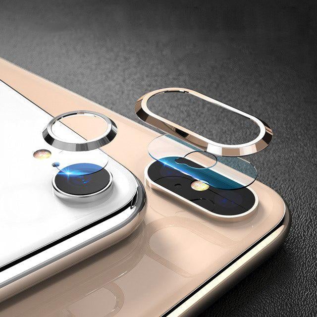 TOTU ® iPhone XR Camera Lens Glass Protector and Ring casemarts