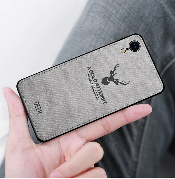 iPhone XR Deer Pattern Inspirational Soft Case (3-in-1 Combo) casemarts