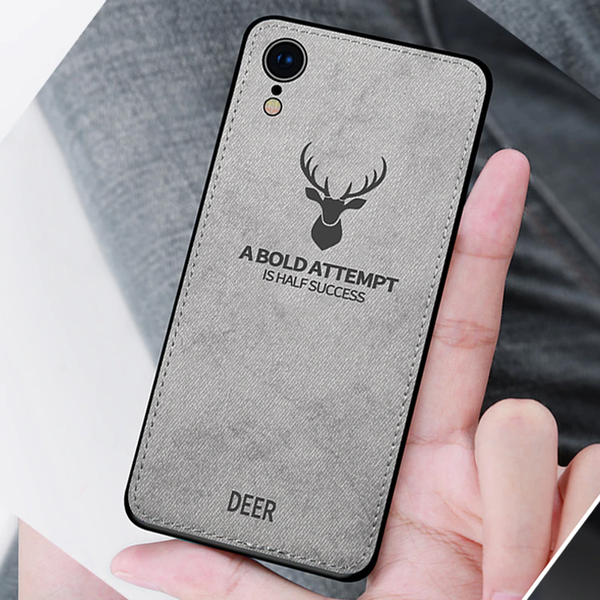 iPhone XR Deer Pattern Inspirational Soft Case (3-in-1 Combo) casemarts