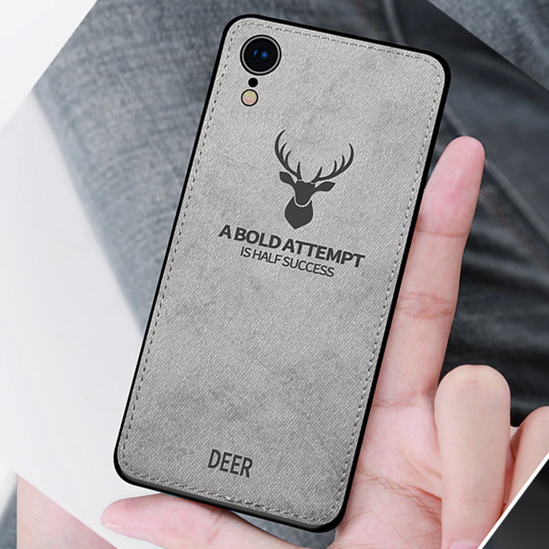 iPhone XR Deer Pattern Inspirational Soft Case casemarts